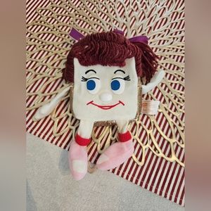 Vintage 90s  Collectible Flowers Bread Company Sally Slice Beanie Baby.